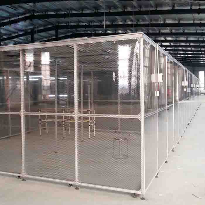 千級潔凈棚支撐架方通選擇鋁合金,制作美觀大方。